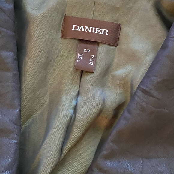 Danier Brown Leather Jacket - Picture 3 of 7